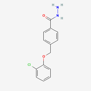 4-[(2-Chlorophenoxy)methyl]benzohydrazide