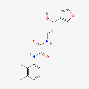 molecular formula C17H20N2O4 B2762528 N1-(2,3-二甲基苯基)-N2-(3-(呋喃-3-基)-3-羟基丙基)草酰胺 CAS No. 1448136-54-6