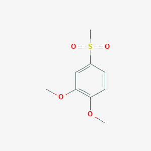 molecular formula C9H12O4S B2762559 3,4-Dimethoxyphenylmethylsulfone CAS No. 33951-30-3