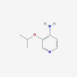 molecular formula C8H12N2O B2762629 3-(Propan-2-yloxy)pyridin-4-amine CAS No. 1395034-81-7