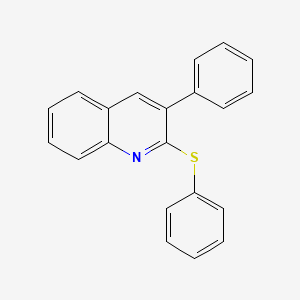 3-Phenyl-2-(phenylsulfanyl)quinoline