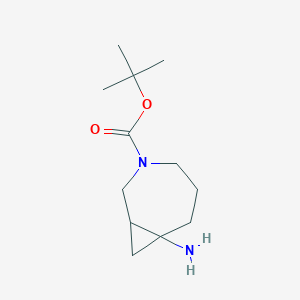 Tert-butyl 7-amino-3-azabicyclo[5.1.0]octane-3-carboxylate