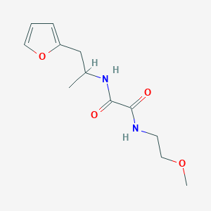 N1-(1-(furan-2-yl)propan-2-yl)-N2-(2-methoxyethyl)oxalamide
