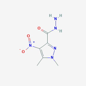 1,5-dimethyl-4-nitro-1H-pyrazole-3-carbohydrazide