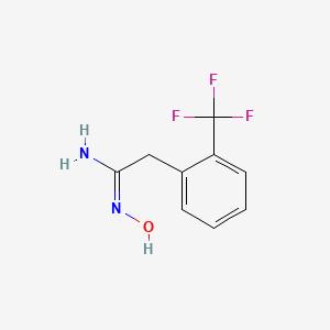 N'-Hydroxy-2-[2-(trifluoromethyl)phenyl]ethanimidamide