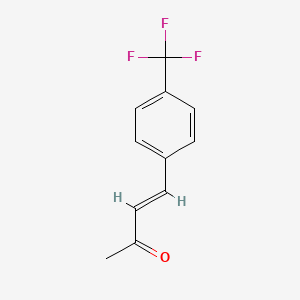 molecular formula C11H9F3O B2762680 1-[4-(三氟甲基)苯基]丁-1-烯-3-酮 CAS No. 80992-93-4