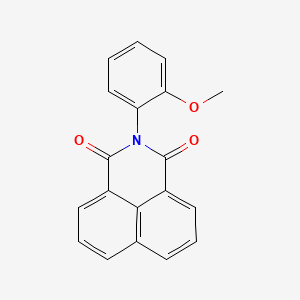 molecular formula C19H13NO3 B2762688 2-(2-甲氧基苯基)-苯并[de]异喹啉-1,3-二酮 CAS No. 202805-09-2