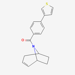 (1R,5S)-8-azabicyclo[3.2.1]oct-2-en-8-yl(4-(thiophen-3-yl)phenyl)methanone