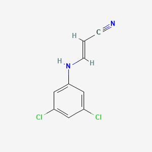 (E)-3-(3,5-dichloroanilino)prop-2-enenitrile