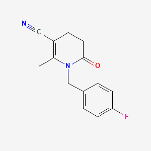 1-(4-Fluorobenzyl)-2-methyl-6-oxo-1,4,5,6-tetrahydro-3-pyridinecarbonitrile