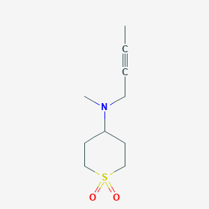 4-[(But-2-yn-1-yl)(methyl)amino]-1lambda6-thiane-1,1-dione
