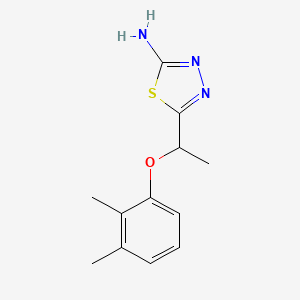 5-[1-(2,3-Dimethyl-phenoxy)-ethyl]-[1,3,4]thiadiazol-2-ylamine