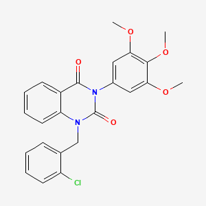1-(2-chlorobenzyl)-3-(3,4,5-trimethoxyphenyl)quinazoline-2,4(1H,3H)-dione