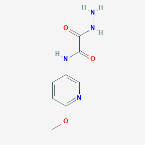 2-hydrazinyl-N-(6-methoxypyridin-3-yl)-2-oxoacetamide