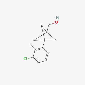 [3-(3-Chloro-2-methylphenyl)-1-bicyclo[1.1.1]pentanyl]methanol