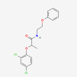 2-(2,4-dichlorophenoxy)-N-(2-phenoxyethyl)propanamide