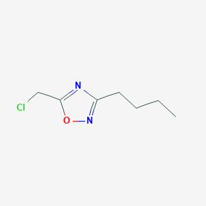 molecular formula C7H11ClN2O B2762903 3-Butyl-5-(chloromethyl)-1,2,4-oxadiazole CAS No. 884058-09-7