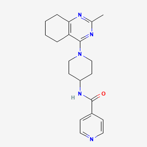 N-(1-(2-methyl-5,6,7,8-tetrahydroquinazolin-4-yl)piperidin-4-yl)isonicotinamide