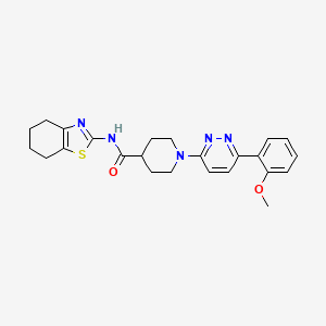 1-(6-(2-methoxyphenyl)pyridazin-3-yl)-N-(4,5,6,7-tetrahydrobenzo[d]thiazol-2-yl)piperidine-4-carboxamide