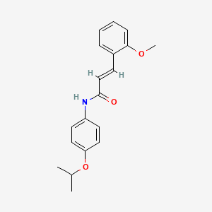 (E)-N-(4-isopropoxyphenyl)-3-(2-methoxyphenyl)acrylamide