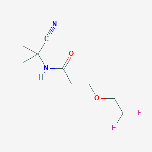 N-(1-Cyanocyclopropyl)-3-(2,2-difluoroethoxy)propanamide