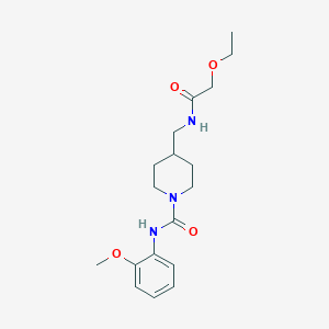 4-((2-ethoxyacetamido)methyl)-N-(2-methoxyphenyl)piperidine-1-carboxamide