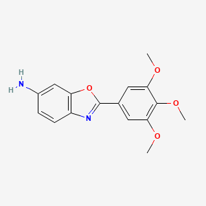 2-(3,4,5-Trimethoxyphenyl)-1,3-benzoxazol-6-amine