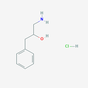 molecular formula C9H14ClNO B2763008 1-Amino-3-phenylpropan-2-ol hydrochloride CAS No. 22820-51-5