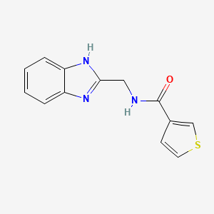 N-((1H-benzo[d]imidazol-2-yl)methyl)thiophene-3-carboxamide