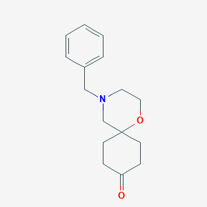 molecular formula C16H21NO2 B2763074 4-Benzyl-1-oxa-4-azaspiro[5.5]undecan-9-one CAS No. 2253640-93-4
