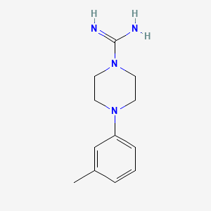 4-(3-Methylphenyl)piperazine-1-carboximidamide