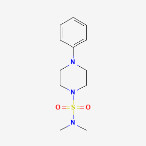 molecular formula C12H19N3O2S B2763099 N,N-二甲基-4-苯基哌嗪-1-磺酰胺 CAS No. 339008-94-5