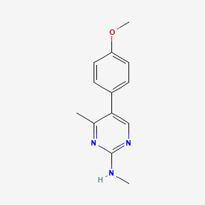 5-(4-methoxyphenyl)-N,4-dimethylpyrimidin-2-amine