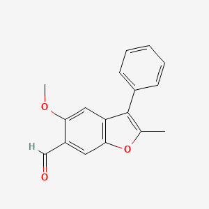 5-Methoxy-2-methyl-3-phenyl-1-benzofuran-6-carbaldehyde