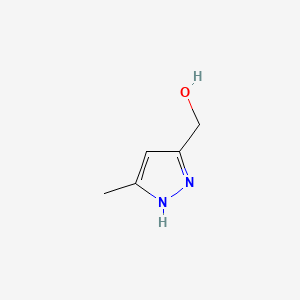 molecular formula C5H8N2O B2763121 (3-methyl-1H-pyrazol-5-yl)methanol CAS No. 29004-73-7