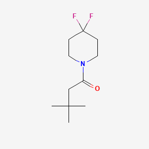 molecular formula C11H19F2NO B2763131 1-(4,4-Difluoropiperidin-1-yl)-3,3-dimethylbutan-1-one CAS No. 2034417-78-0