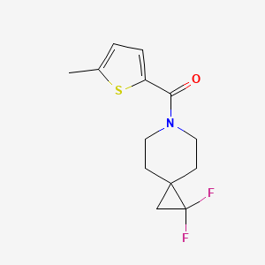 molecular formula C13H15F2NOS B2763152 1,1-Difluoro-6-(5-methylthiophene-2-carbonyl)-6-azaspiro[2.5]octane CAS No. 2097891-28-4