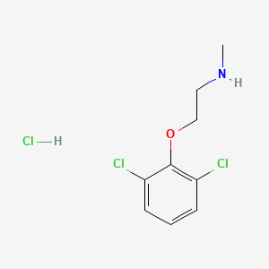 molecular formula C9H12Cl3NO B2763193 [2-(2,6-Dichlorophenoxy)ethyl](methyl)amine hydrochloride CAS No. 454217-91-5