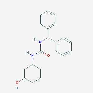 molecular formula C20H24N2O2 B2763202 1-Benzhydryl-3-(3-hydroxycyclohexyl)urea CAS No. 1396746-31-8