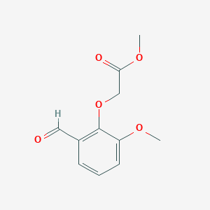 Methyl 2-(2-formyl-6-methoxyphenoxy)acetate