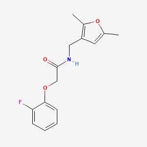 N-((2,5-dimethylfuran-3-yl)methyl)-2-(2-fluorophenoxy)acetamide