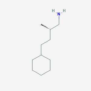 molecular formula C11H23N B2763273 (2S)-4-Cyclohexyl-2-methylbutan-1-amine CAS No. 2248183-53-9