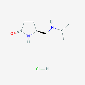 (5S)-5-{[(propan-2-yl)amino]methyl}pyrrolidin-2-one hydrochloride