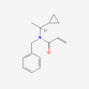 N-benzyl-N-(1-cyclopropylethyl)prop-2-enamide