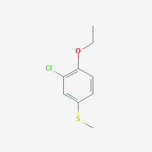 molecular formula C9H11ClOS B2763363 3-Chloro-4-ethoxyphenyl methyl sulfide CAS No. 1379363-01-5