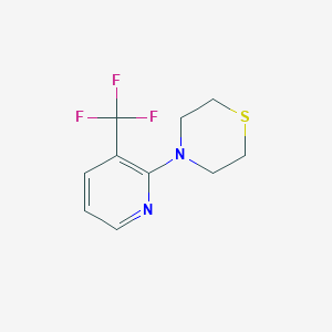 4-[3-(Trifluoromethyl)pyridin-2-yl]thiomorpholine