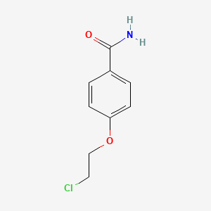 molecular formula C9H10ClNO2 B2763414 4-(2-Chloroethoxy)benzamide CAS No. 36616-30-5