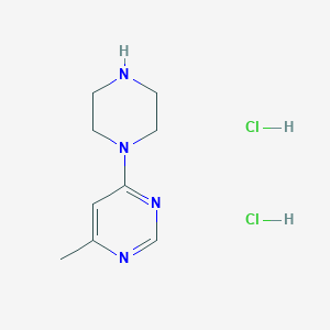 B2763428 4-Methyl-6-(piperazin-1-yl)pyrimidine dihydrochloride CAS No. 1365988-09-5