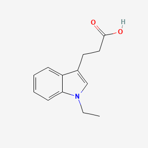 molecular formula C13H15NO2 B2763431 3-(1-Ethyl-1H-indol-3-yl)-propionic acid CAS No. 91957-27-6