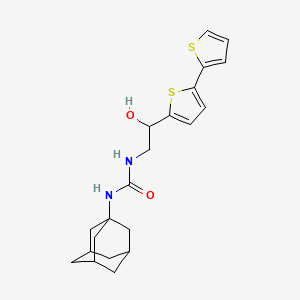 1-(Adamantan-1-yl)-3-(2-{[2,2'-bithiophene]-5-yl}-2-hydroxyethyl)urea